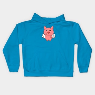 flying pig Kids Hoodie